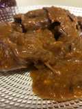 Fricandó con setas deshidratadas