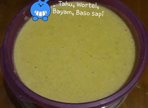 Foto resep MPASI Tahu, Wortel, Bayam, Baso Sapi