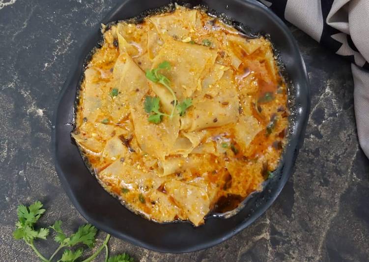 Easiest Way to Make Recipe of Rajasthani Papad Curry