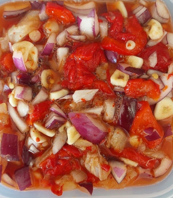 Foto principal de Ensalada de pimientos y bacalao
