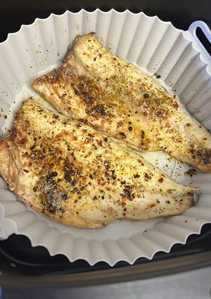 Una foto de Lubina en Airfryer