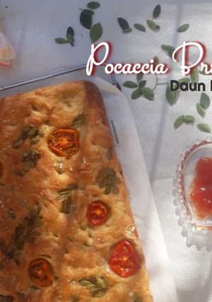 Foto resep Pocaccia Bread (Daun Kelor) No ulen, No Telur