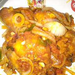 A picture of Ayam tepung mentega.