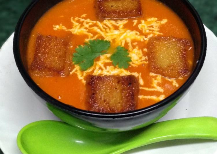Recipe of Favorite Tomato Carrot Soup