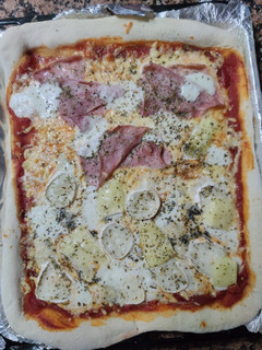 Una foto de Masa de pizza italiana con la panificadora del Lidl