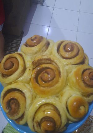Foto resep Cinnamon roll anti ribet😁 pake oven tangkring
