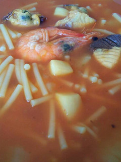 Una foto de Cazuela de fideos exprés