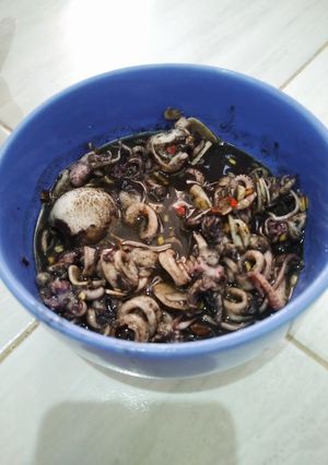 Foto resep Cumi Tinta Hitam