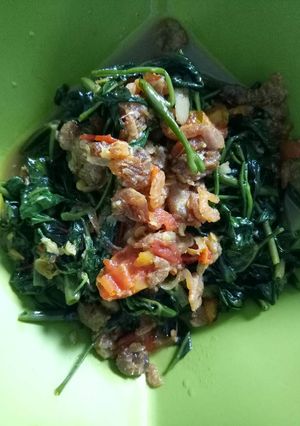 Foto resep Tumis kangkung ebi