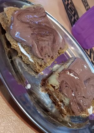 Una foto de Tortita fit en microondas