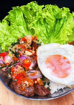 Foto resep Meltique wagyu sambel matah