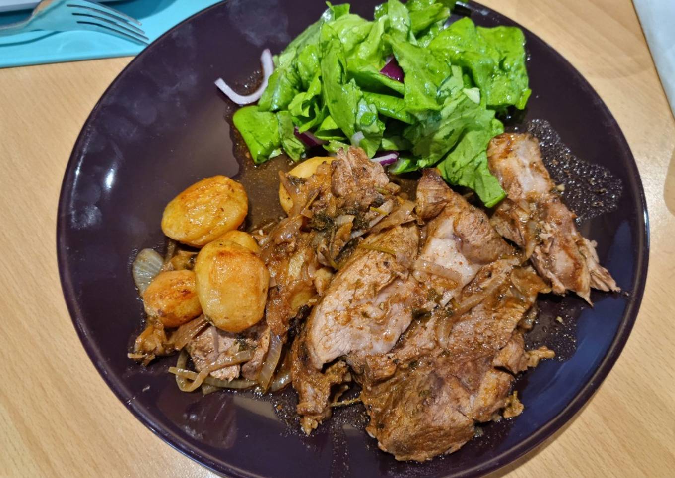Roasted Lamb And Potatoes