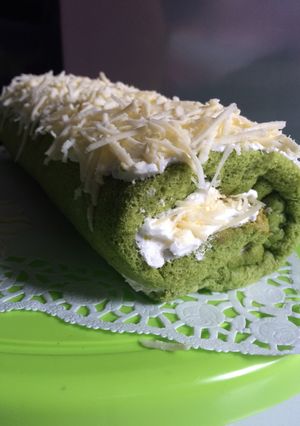 Foto resep Matcha Roll Cake