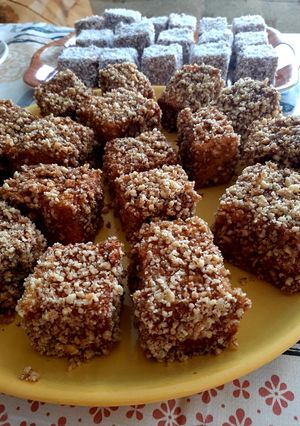 O poză a rețetei Tăvălită prin nucă măcinată/cocos.