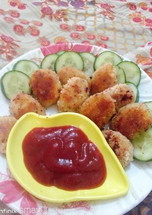 A picture of Potato nuggets.