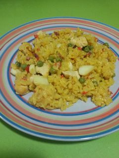 Una foto de Arroz señorito al horno