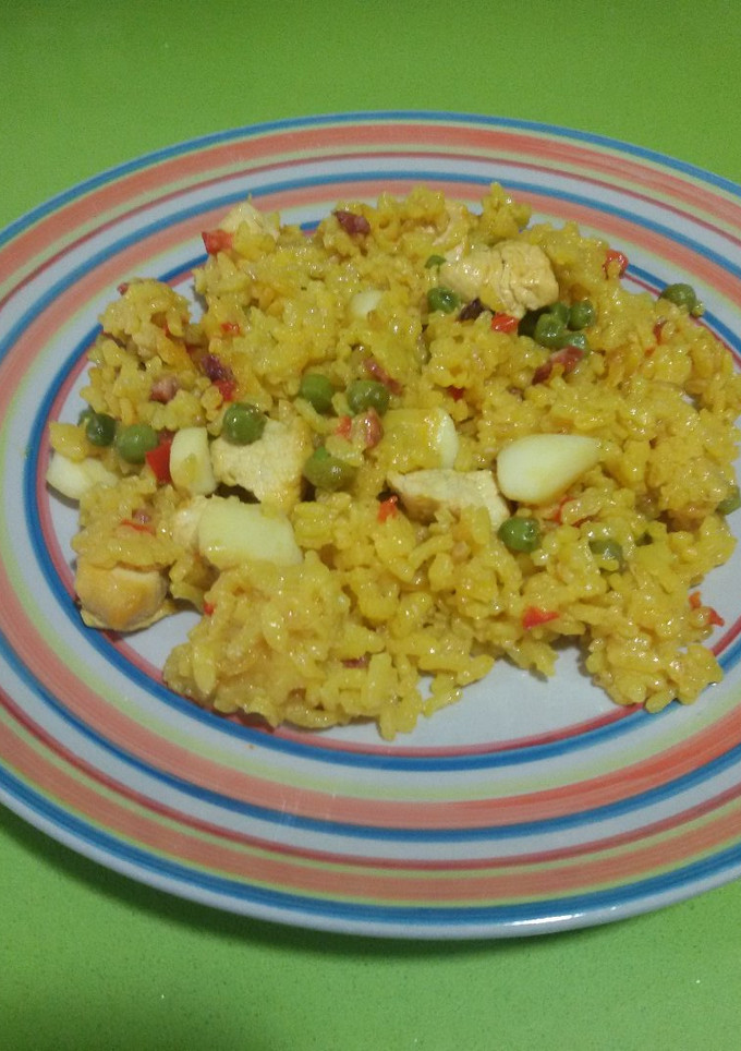 Una foto de Arroz señorito al horno
