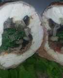 Pechugas de pollo rellenas de hongos y espinacas