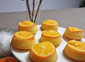 Une photo de °Mini cakes renversé aux mandarines caramélisées°