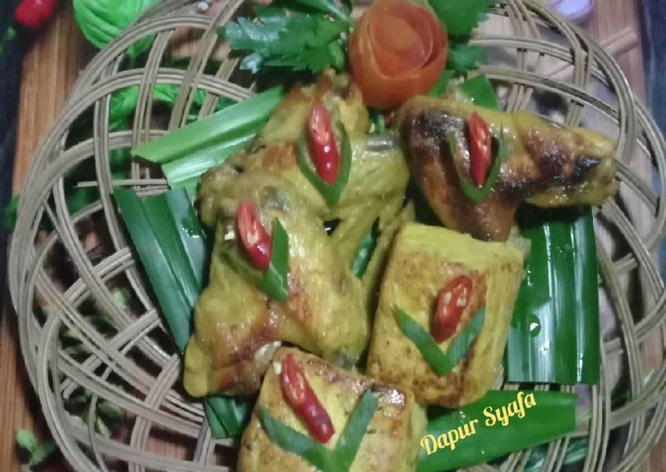 Ayam Tahu Goreng Bumbu Ungkep