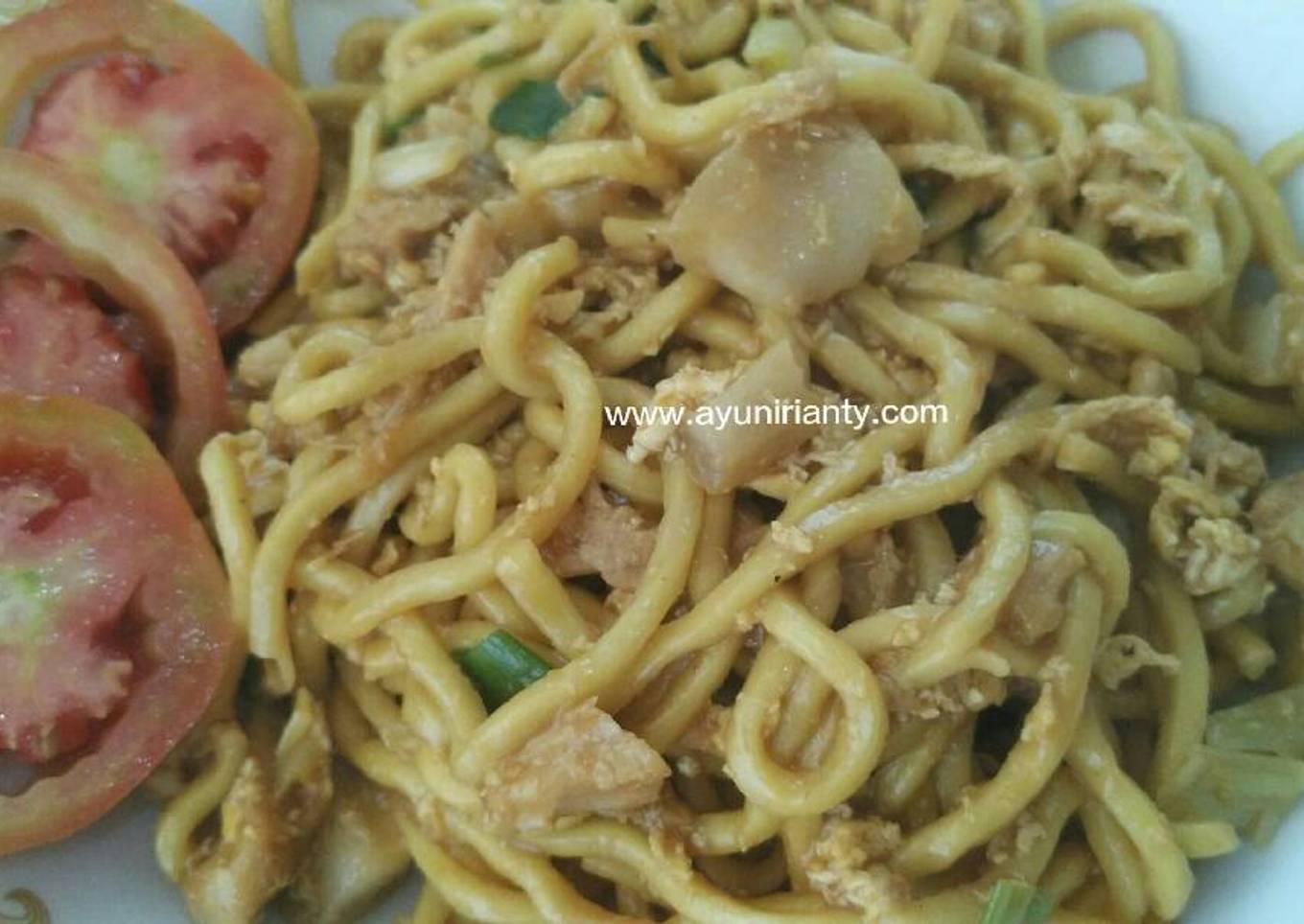 Mie babi ala lapo cililitan non Msg