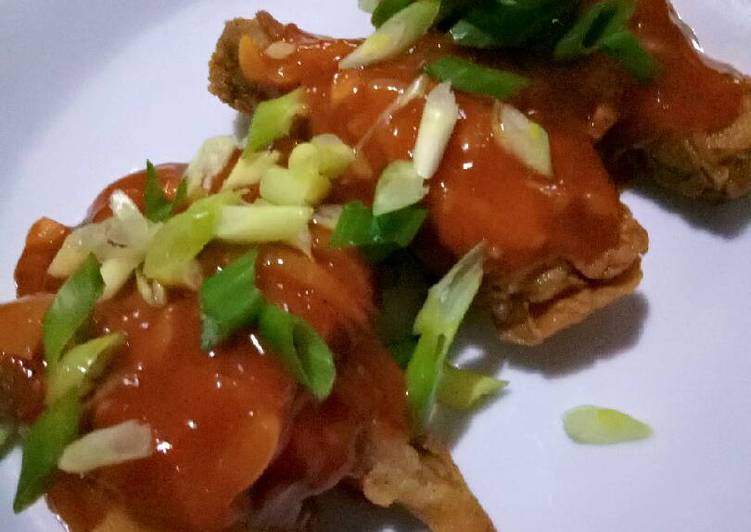 Chicken Crispy Saus Asam Manis 🐔