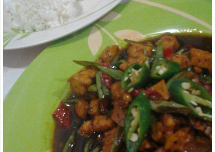 tempe buncis kecap
