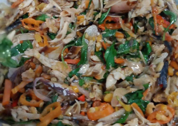 Pindang suwir pedas kemangi