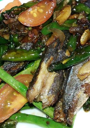 Foto resep Tongkol Kacang Panjang Cabe Ijo