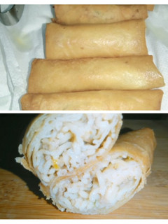 A picture of Noodles spring roll.