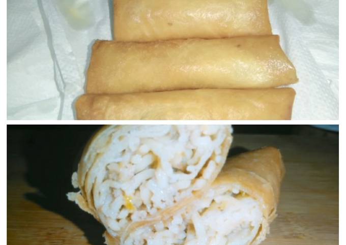 Noodles spring roll