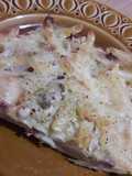 Baked Pasta with Savoy Cabbage, Fontina, and Speck