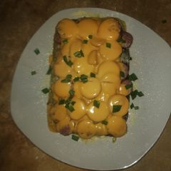 A picture of Keto cabbage pizza.