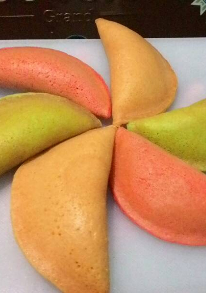 Foto resep Martabak lenggang/martabak lipat RAINBOW anti gagal KEKINIAN