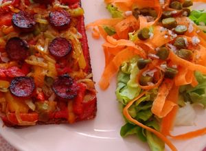 Une photo de 🌺 Tartine espagnole 🌺