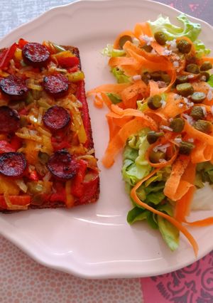 Une photo de 🌺 Tartine espagnole 🌺