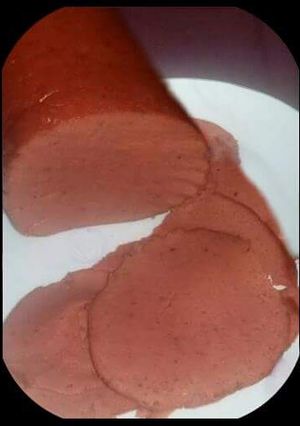 صورة لوصفة لانشون لحمة بيتي