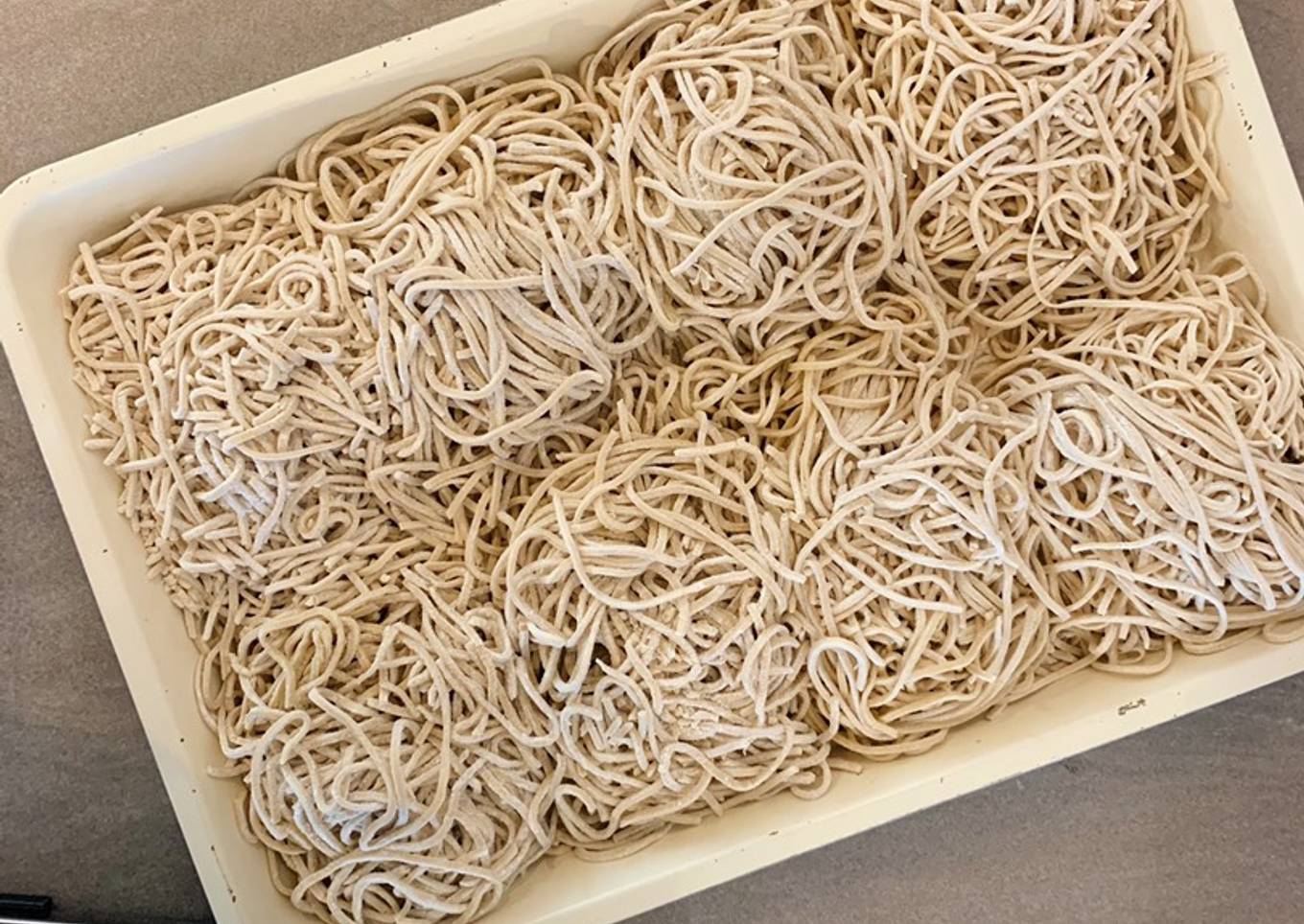 Cara membuat mie yang kenyal