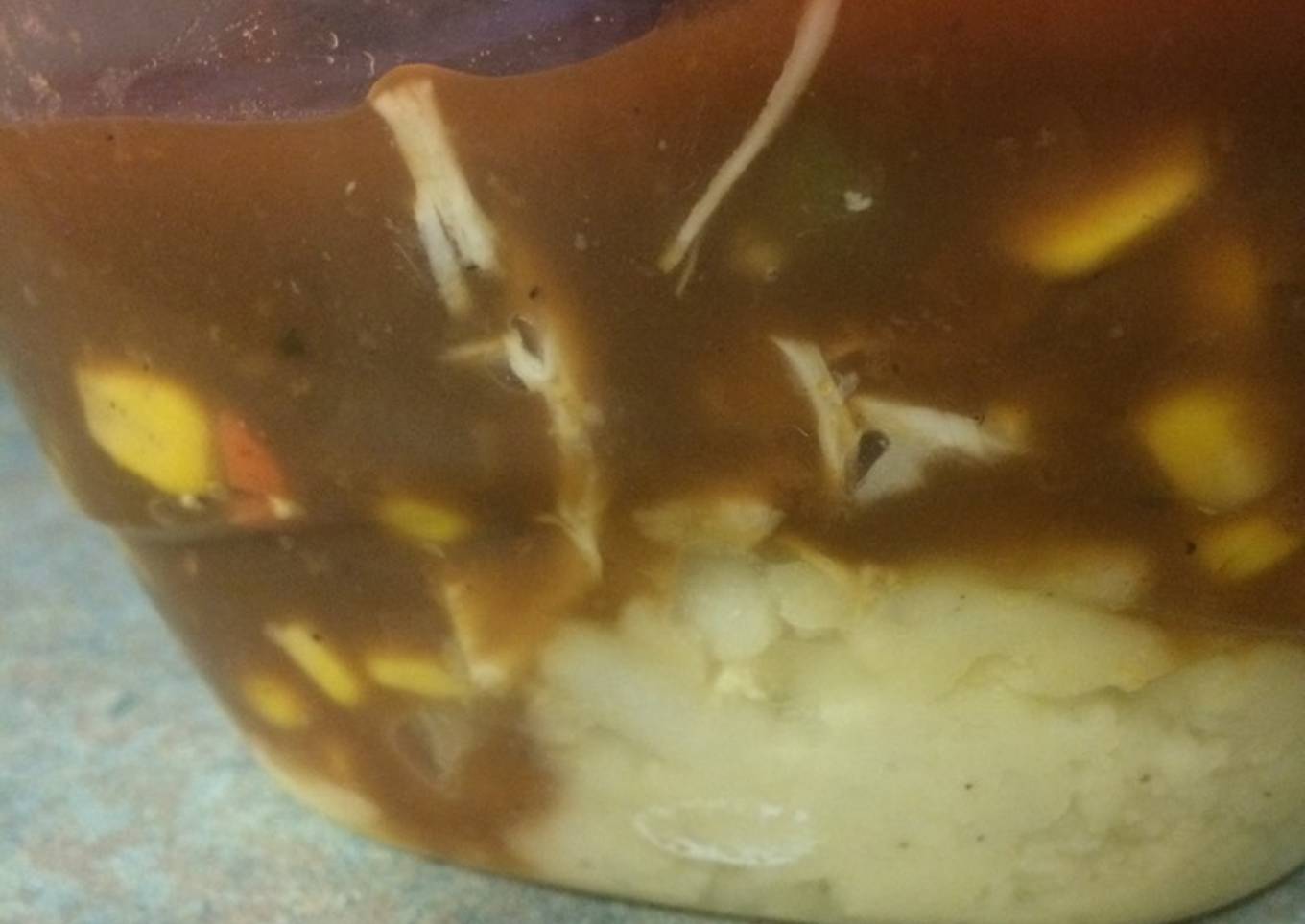 Thanksgiving turkey dinner bowl