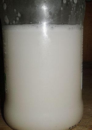 Una foto de Leche de almendras