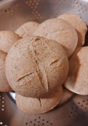 Una foto de Pan de ajo Integral (sin levadura)