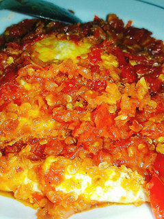Foto resep Telur ceplok balado super pedassss