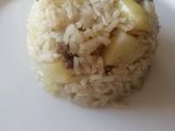 Arroz con papas y carne del asado ♻️🌍💚