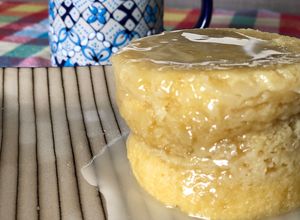 Una foto de Mug Cake de Lemoncello Sin gluten