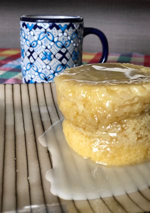Una foto de Mug Cake de Lemoncello Sin gluten