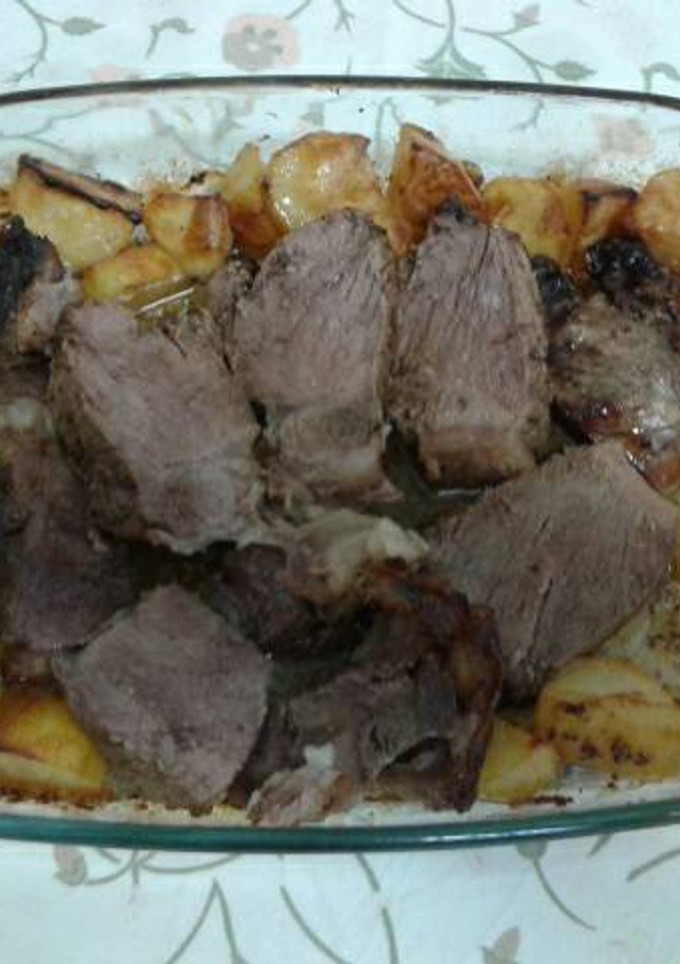 Una foto de Solomillo de ternera o de cerdo en el horno