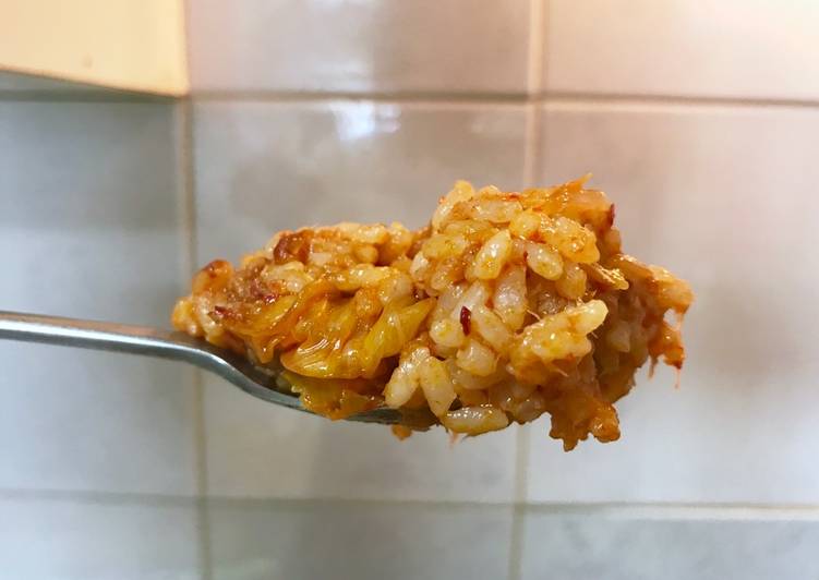 Cara memasak NasGor Kimchi (김치뽁음밥) Anti Gagal