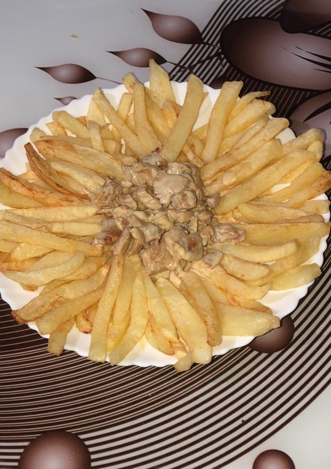 صورة لوصفة دجاج بكرام فراش 😋😋😋