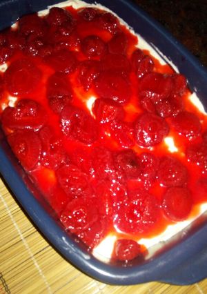 Una foto de Cheesecake con frutillas