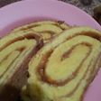Pan relleno de dulce de leche